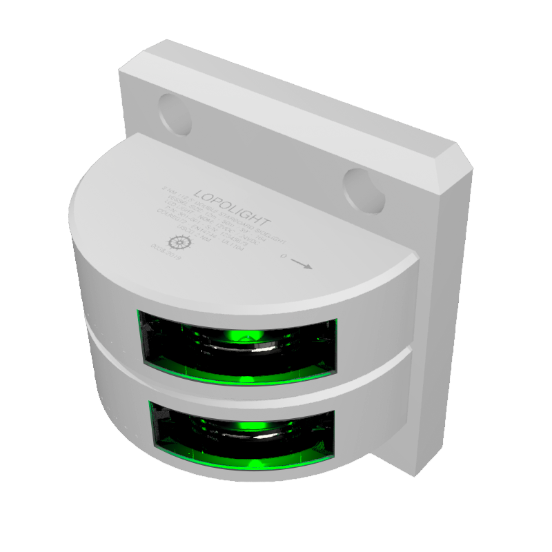 2nm Starboard, Double, white ceramic coated